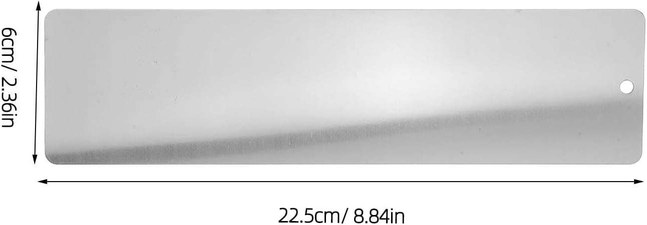 Ski Wax Scraper and Universal Compatibility 2pcs Stainless Steel for Snowboard Maintenance Tool with Longterm Durability and Base Cleaning for Winter Sports Equipment Tuning