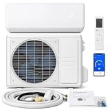 12000 BTU Wall Mounted Split Air Conditioner, 5-in-1 Cooling, Heating, Dehumidifier, Air Purifier & Fan, 3.5kW Heat Pump, Remote & App Control, Pre-Gassed R32, A++ Energy Rated, Installation Kit, New