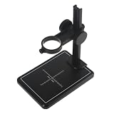 Lagnlnaoy Base regolabile in plastica Supporto Desktop Staffa di supporto per microscopio digitale USB Magnifier Camera