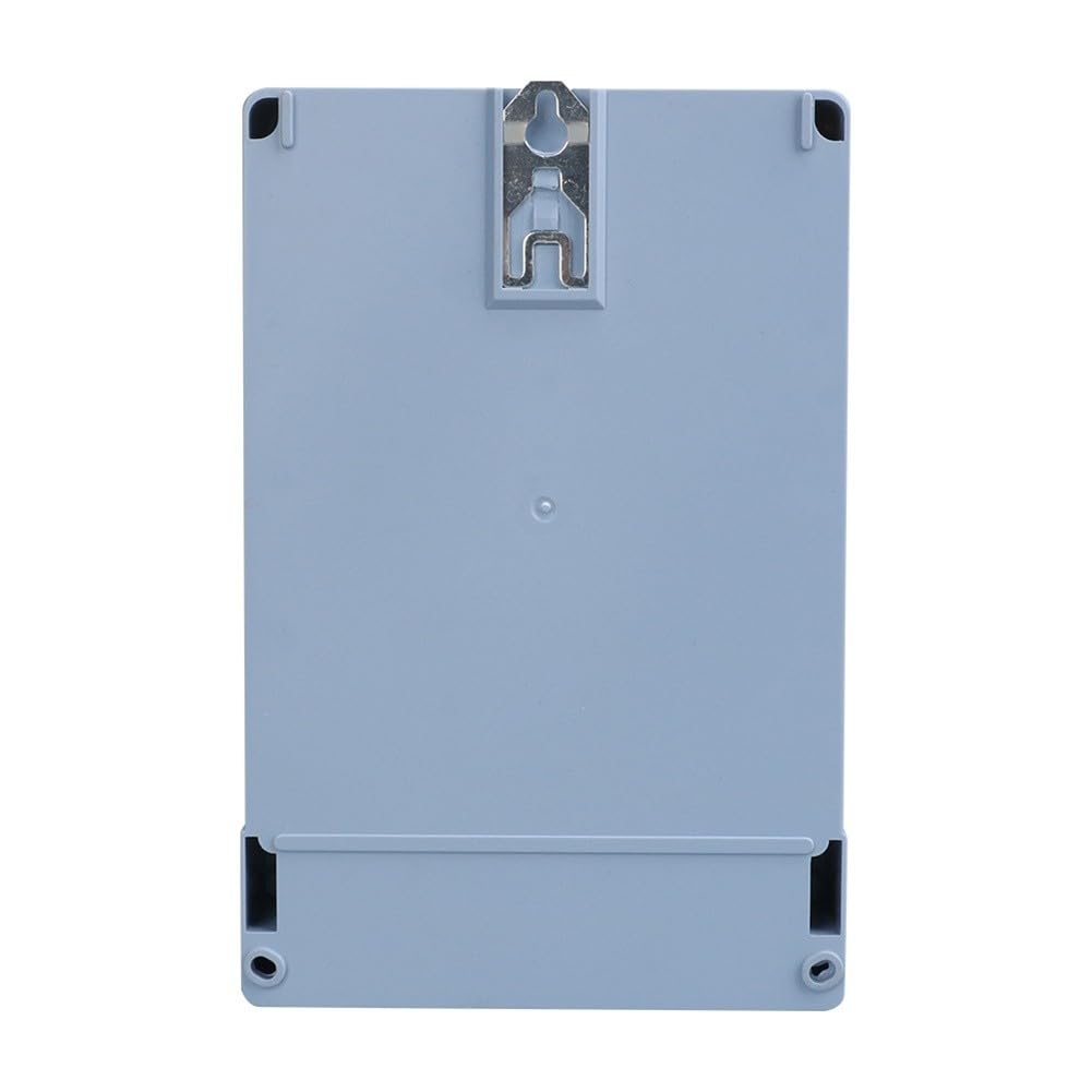 Medidor de energía trifásico, medidor de electricidad kWh, pantalla digital de montaje en pared, 3 x 230/400 V 100 A, lectura LCD para el hogar