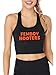Femboy Hooters Text Print Fashion Style Crop Top Shirt Women's Sexy Training Tank Tops Gym Fitness Camisole Black