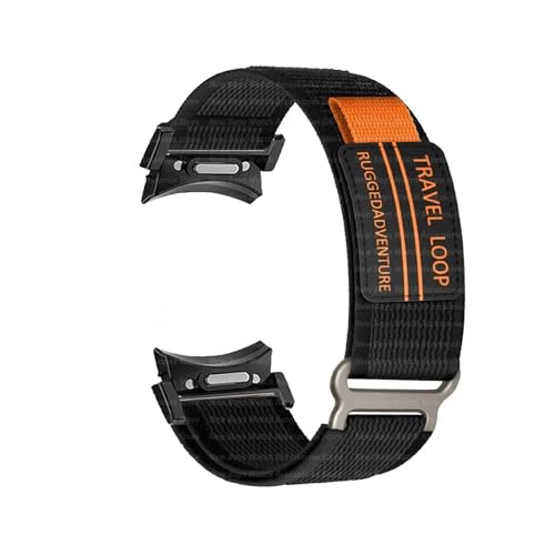 [PLYYQZM] �ɍ��� Sam su ng Galaxy Watch 4/5/6/7 44mm 40mm 6Classic 43mm 47mm 5Pro 45mm�p�N�C�b�N�t�B�b�g�i�C�����X�g���b�v ���ԂȂ��o���h�ɓK��(Black,For Galax