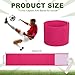 PATIKIL Soccer Captain Armband, 11 Pcs Captain Arm Bands for Soccer Elastic Captain Arm Band Sports Captain Armbands for Youth Adult Football Team Training Rose Red