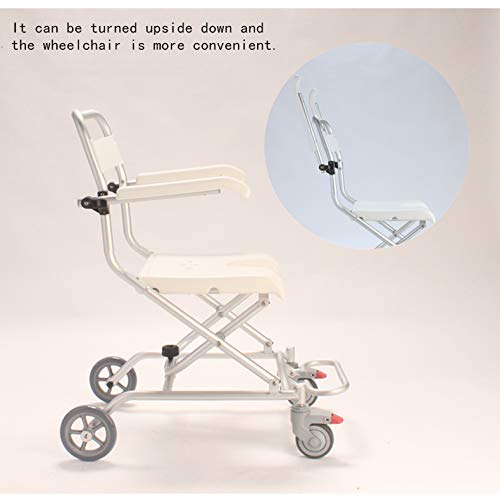 Chaise de bain en alliage d'aluminium pliable et antidérapante - 3