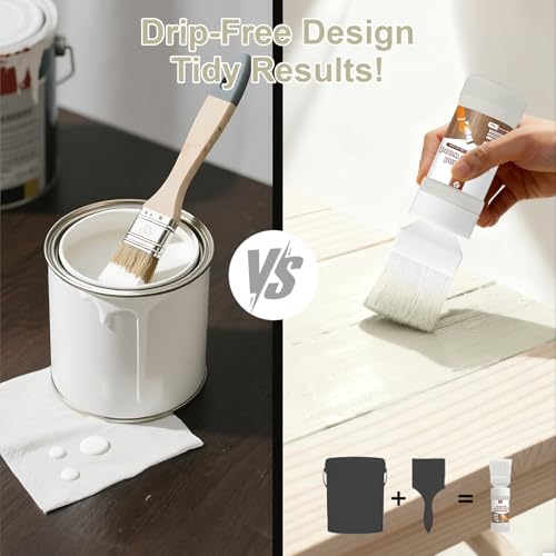 Image of Glacier Blue Multi-Surface Touch-Up Paint 6.35 Oz for Wood, Metal &Cabinets | Water-based quick dry touch up paint, No sanding needed to restore scratches on wood, metal furniture
