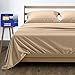 Thread Spread True Luxury 100% Egyptian Cotton - Genuine 1000 Thread Count 4 Piece Sheet Set- Color Taupe,Size QUEEN - Fits Mattress Upto 18'' Deep Pocket