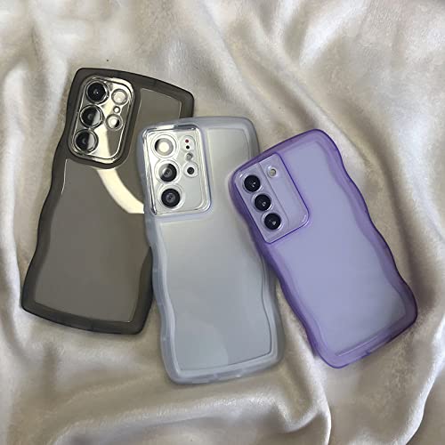 Coque Samsung S22 Plus bouclée ondulée transparente par BSAPP - 2