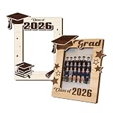 | Fomenta el compañerismo: Diseñado para graduados, el marco de graduación 2026 celebra logros académicos y fortalece lazos mediante experiencias compartidas, ofreciendo utilidad y sentimental en momentos clave como ceremonias o reuniones, ideal como regalo conmemorativo para estudiantes.