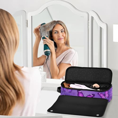 Bolsa de viaje para herramientas de cabello con tapete resistente al calor miniatura 6