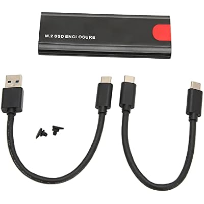M.2 NVME SSD Enclosure, 2TB for 2230 SSD (Black) Internal SSD