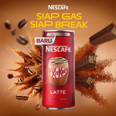 Nescafe KitKat Latte Ready-to-Drink Coffee, 220mL, 3-Pack 1