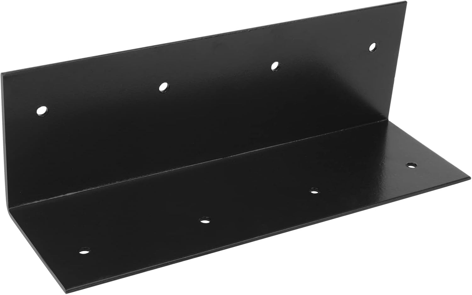 4 Pack 9" x 3" Black Raised Bed Garden Corner Brackets, Widen Right Angle L Bracket for Wood