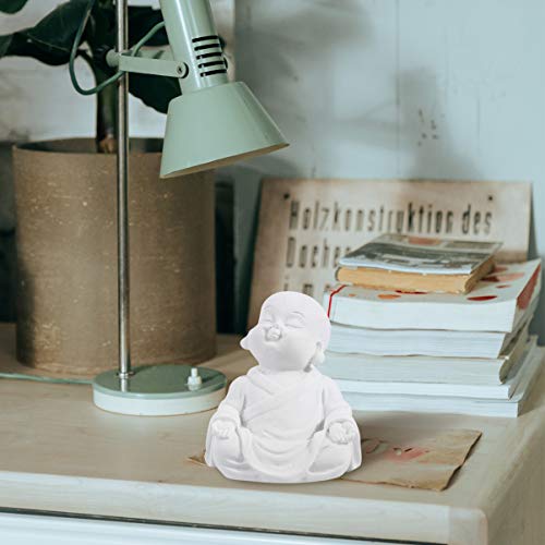 UKCOCO Estatuetas de Buda Ornamento de Resina Aquário Decorações de Mesa de Tanque de Peixes para Es