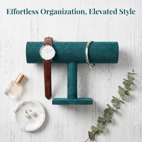 Dzrige Velvet Bracelet Stand T-Shape Jewelry Organizer for Watch Bangle Pendant — view 4