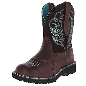 Dames Cowgirl Cowboy Western Gestikte Laarzen, Leren Laarzen Ronde Neus Borduurwerk Lage Rijlaarzen Western Herfst Laarzen Lage Hak Chelsea Boots