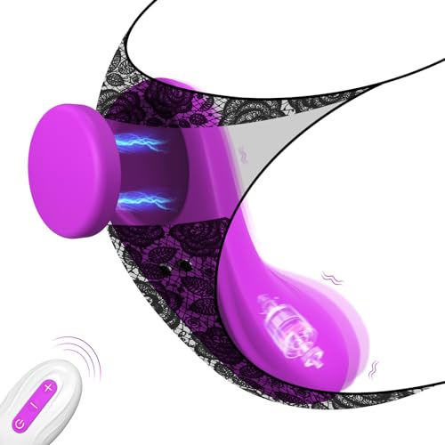 Wearable Panty Vibrator, 1.5 OZ Ultra-Light Butterfly Clitoral Vibrator with Magnetic Closure, Remote Control Vibrating Panties, 7 Vibration Adult Sex Toys, Outdoor Pleasure Whisper-Quiet