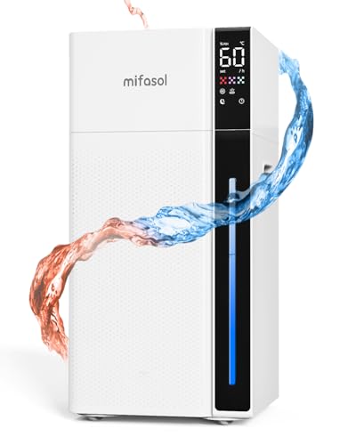 Mifasol Humidifier Large Room, 5.3Gal/20L Warm & Cool Mist Humidifiers for Home 1500 sq ft, Whole...