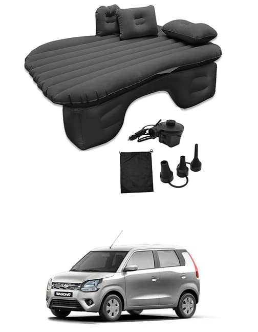 AYW Black Car Bed Mattress for Rest,Travel, Car Back Seat Air Inflation Bed Universal Air Couch with Two Air Pillows, Car Air Pump and 1 Repair Kit for WagonR 2019 Universal for All Models (B097HKDD8C) Amazon Price History, Amazon Price Tracker