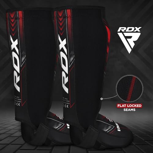 RDX IMMAF Approved Shin Guards, Competition Level Neoprene Shin Pads for Sparring and Grappling, MMA Kickboxing, Professional Shin Insteps Protection, Men Women by RDX - Image 6