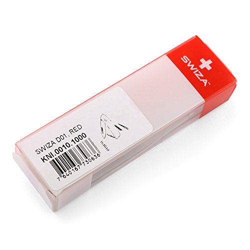 Canivete Suiço D01 6 Funções Vermelho com Estojo - Swiza