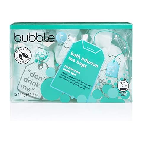 Bubble T Cosmetics Moroccan Mint Tea Bath Salt Bags Cover