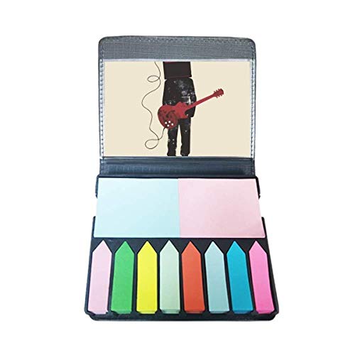 Guitare autocollant note pour débutant stickers manche couleur