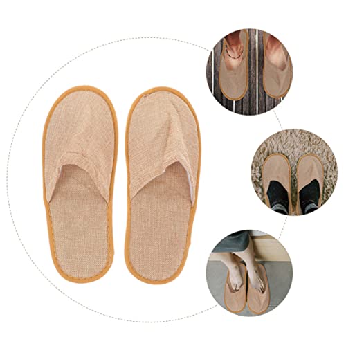 FOMIYES 1 De Chinelos Descartáveis ​​Chinelos De Casa Chinelos Para Chinelos De Viagem Sandálias Des