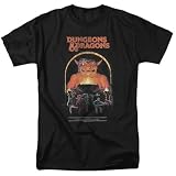 Popfunk Dungeons & Dragons The Role-Player Unisex Adult T-Shirt - Black - Medium
