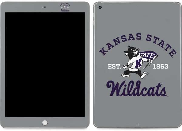 Skinit Decal Tablet Skin Compatible with iPad 9.7in (2018) - Officially Licensed College Kansas State Wildcats Est 1863 Design