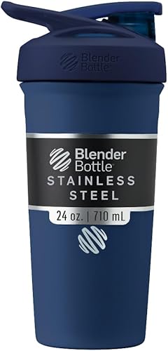 Miniatura 62 de BlenderBottle Strada Sleek - Acero Inoxidable - 25 oz - Espuma de mar Verde mar