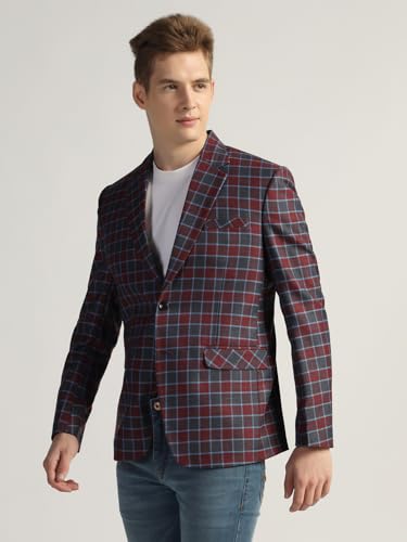 Image of TAHVO Tweed Blazer for Men - Formal & Casual Winter Wear Blazer