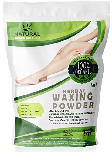 Natural Health Products Herbal Waxing Powder Instant Hair Remover (100g)