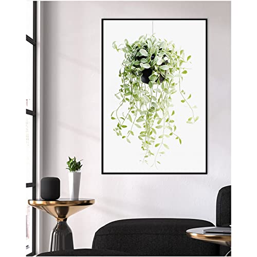 Poster pour salon moderne et impression plante verte, style nordique sans cadre