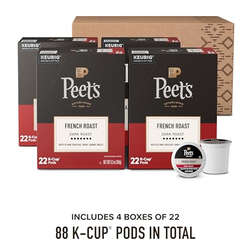Peet's Coffee Coffee Pods, Dark Roast, French Roast, 88 K Cups - image 3