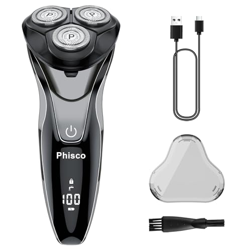 Phisco Electric Razor for Men Cordless: Upgraded Rechargeabl