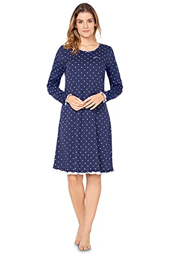 Chemise de nuit longue e.FEMME pour des soirées d'hiver cocooning et détendues au chaud