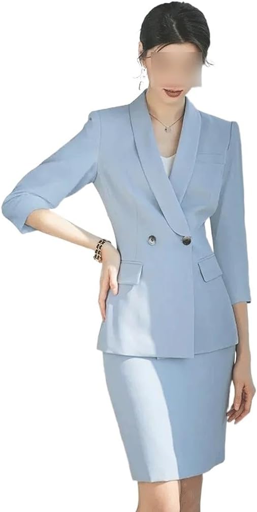 Suit Dress Suit Female Formal Occasions Teachers Interview Formal Dress Temperament High-end Professional Wear Fall