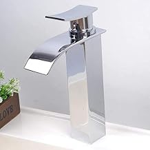 Fashion Hot Stylish and Durable Copper and Stainless Steel Rectangular Single Hole-Single Basin Mixer