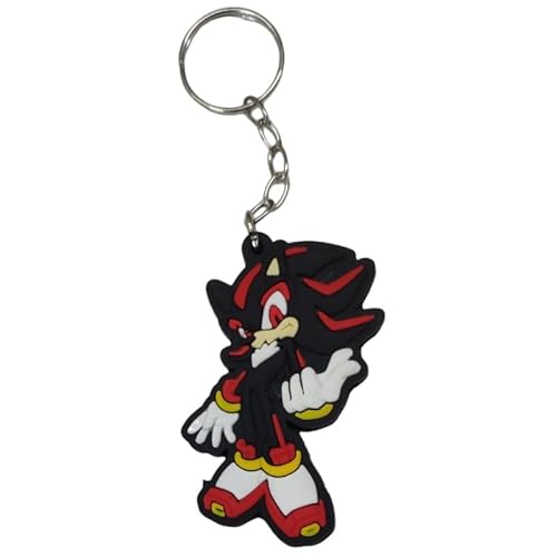 Chaveiro Emborrachado Sonic The Hedgehog Shadow presente otaku geek gamer video game sega
