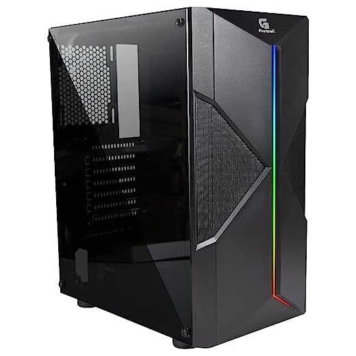 Gabinete Gamer Mid Tower HOLT RGB Fortrek