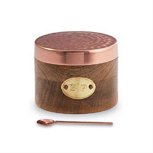 Mud Pie Salt and Pepper Set, Copper