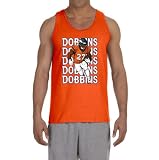Orange Denver JK Dobbins Text Pic Tank Top Adult Medium