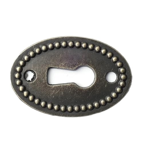 Inserto de puerta de latón y placas de cajón para herrajes de muebles antiguos 5