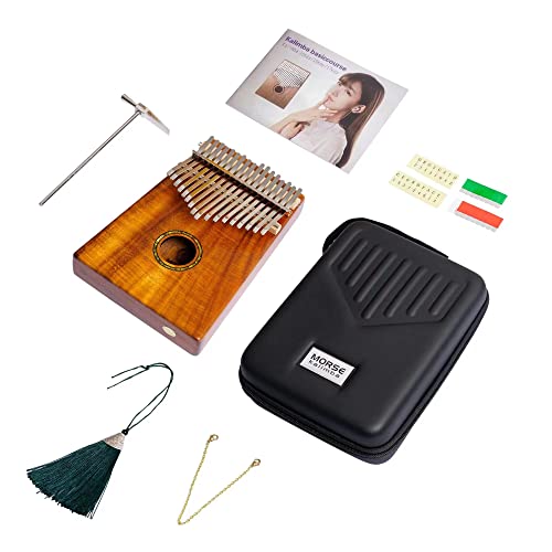 Kalimba 17 Keys Thumb Piano With Case,Solid Koa Wood Professional Kalimba Marimba Gift For Kids Adult Beginners Professional #TOP5
