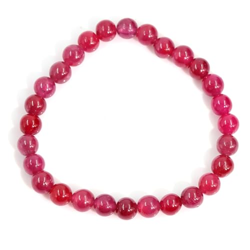 Bracelet rubis naturel ajustable pour apaiser le stress et retrouver la sérénité intérieure
