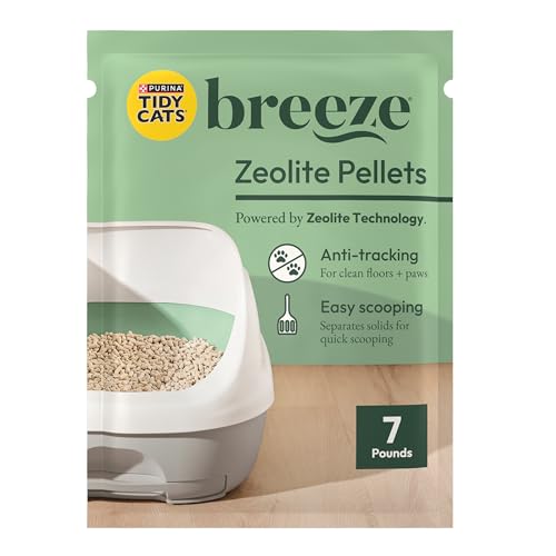 Purina Tidy Cats Litter Pellets, Breeze Refill Litter Pellets in Recyclable Box - (4) 7 lb. Bags