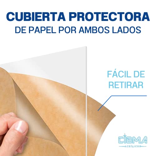 Catálogo de Acrilico transparente los 5 mejores. 2 Imagen adicional