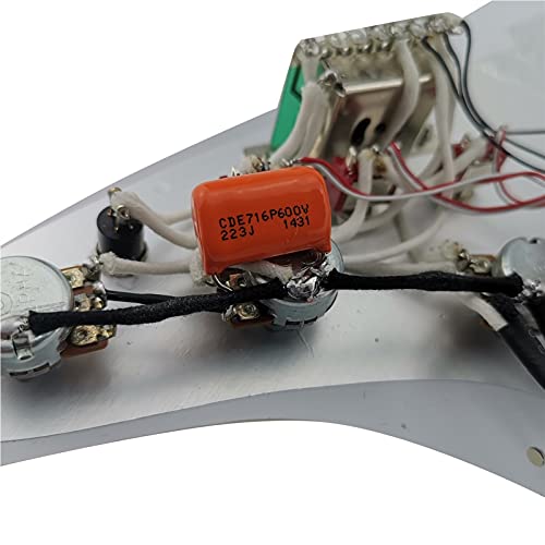 Loaded Guitar Pickguard Pre-Wired Loading Pickguard Guitar Pickup Humbucker Pickup Alnico 5 Hss Wiring Harness Push-Pull Single Cut Set #TOP4