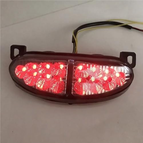 Luz trasera de motocicleta integrada con acabado óptico para 650R 4