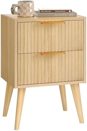 Rattan Storage Nightstand